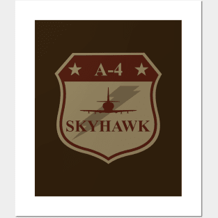 A-4 Skyhawk Patch (desert subdued) Posters and Art